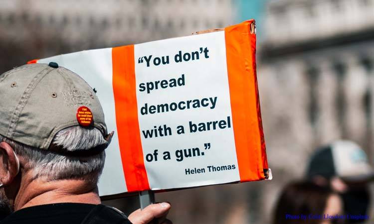 Thousands of people marched against COVID-19 restrictions