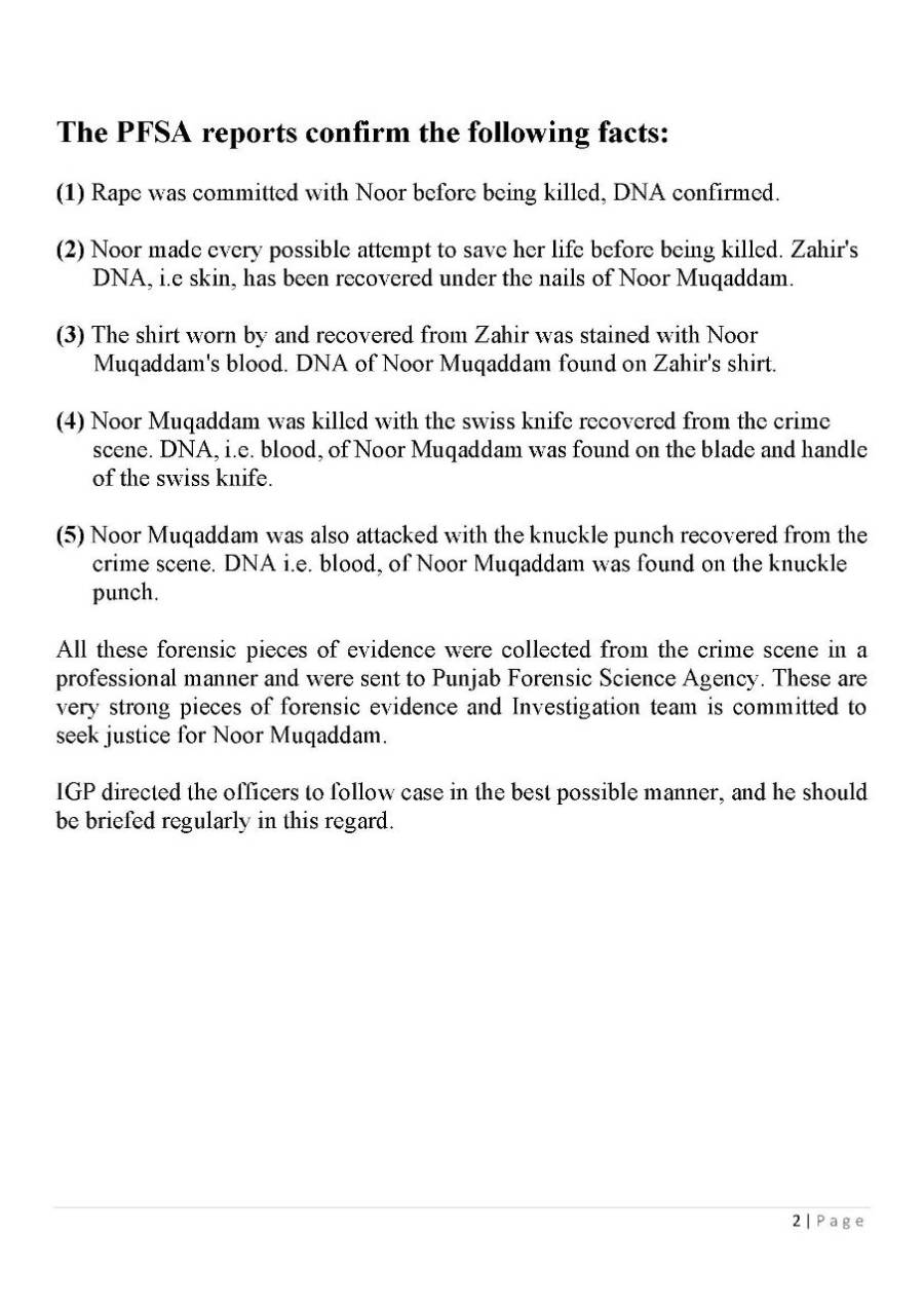 Zahir's fingerprints not found on murder weapon