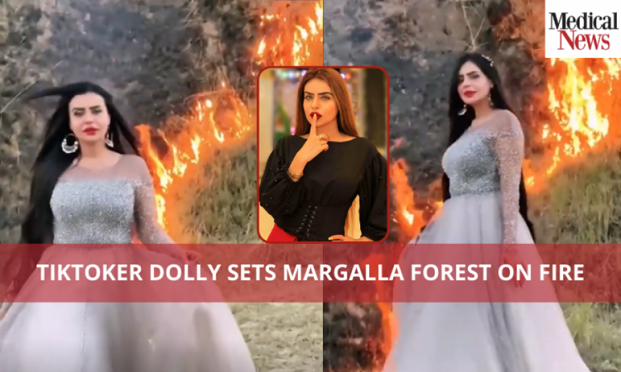 TIKTOKER DOLLY SETS MARGALLA FOREST ON FIRE