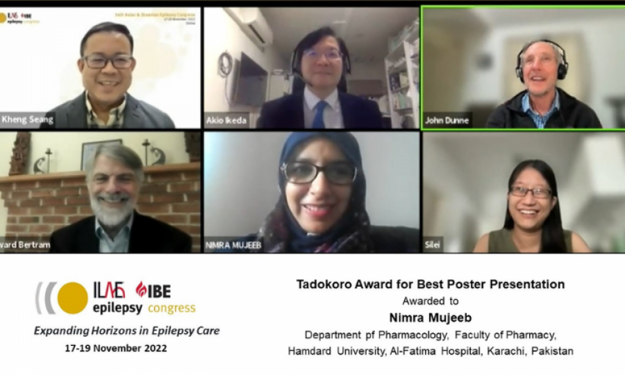 Pakistani Neuroresearcher receives Tadokoro award for Epilepsy treatment research