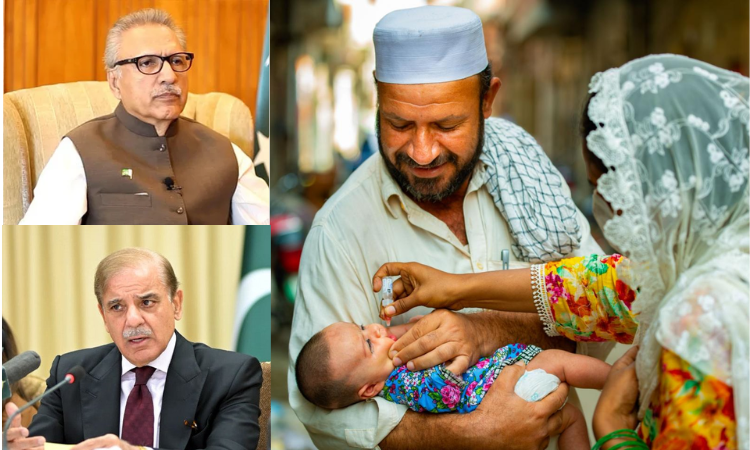 President, PM vow not to let terrorism harm anti-polio efforts