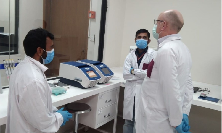 British researcher satisfied with quality of work in DNA Lab at PCMD