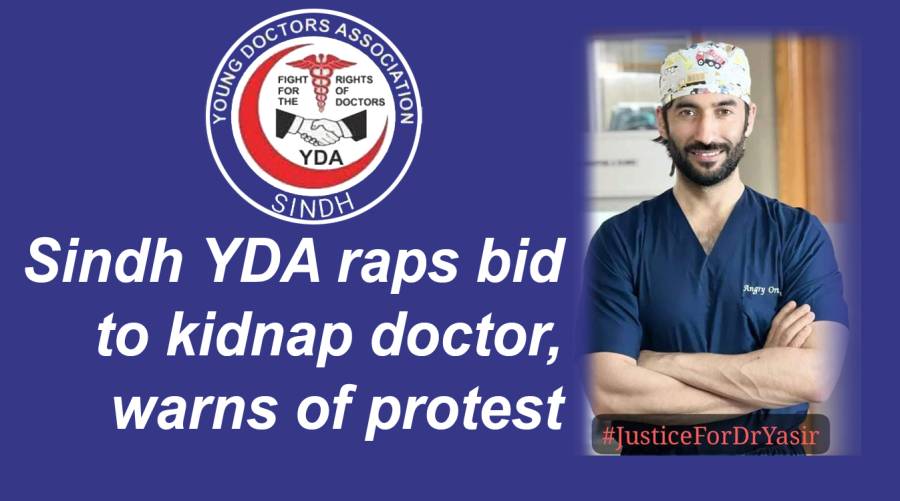 Sindh YDA raps bid to kidnap doctor, warns of protest