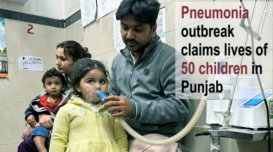 Pneumonia outbreak claims lives of 50 children in Punjab