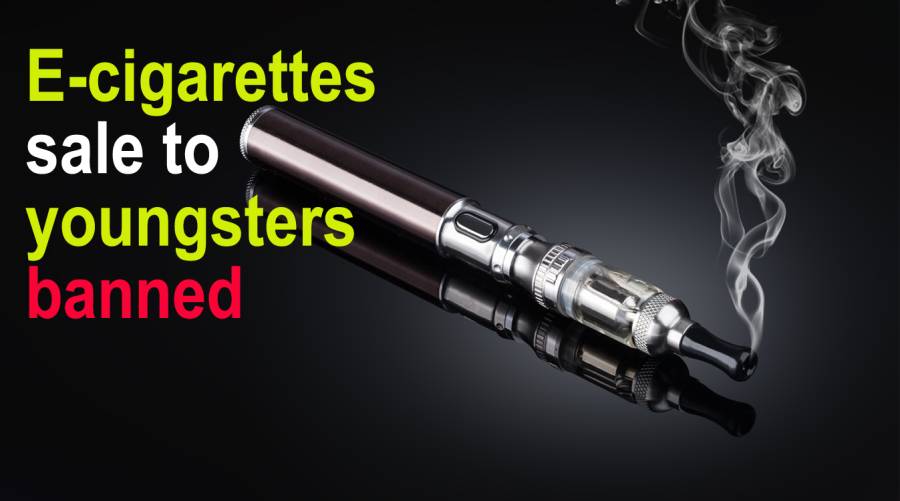 E-cigarettes sale to youngsters banned