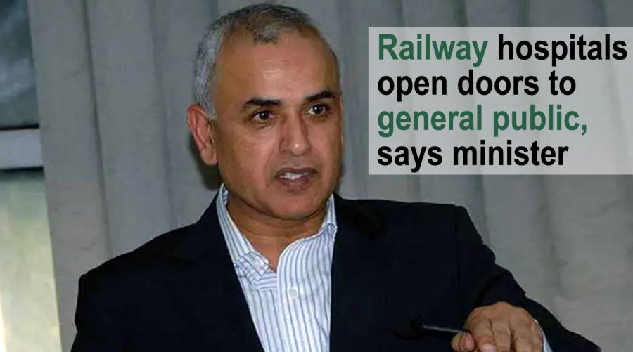 Railway hospitals open doors to general public, says minister