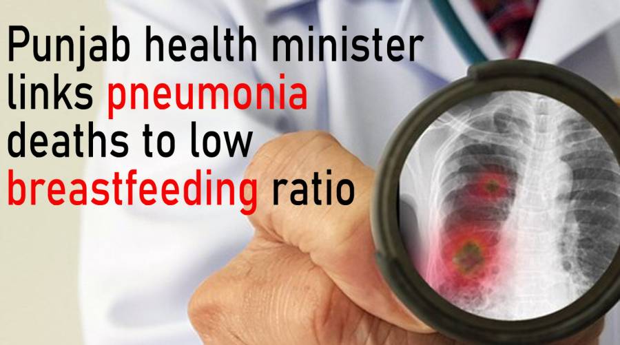 Punjab health minister links pneumonia deaths to low breastfeeding ratio