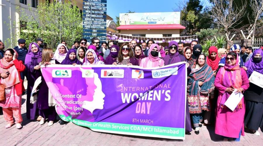 Women's role in polio eradication honored on Women’s Day