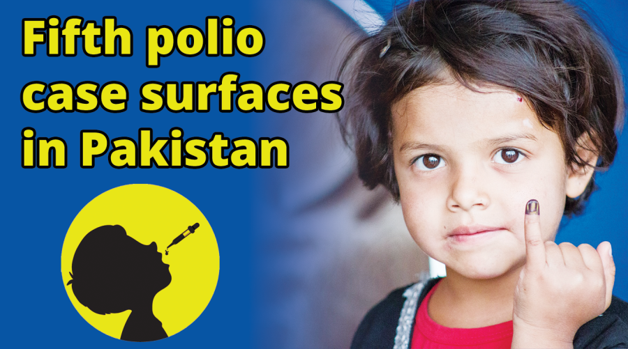 Fifth polio case surfaces in Pakistan