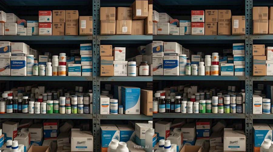Drug Control Team seizes stolen government medicines in Dera Ghazi Khan.