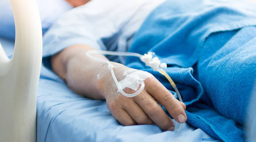 Hospital patient receiving IV treatment after adverse drug reaction, emphasizing concerns over medication safety and healthcare protocols in Punjab.