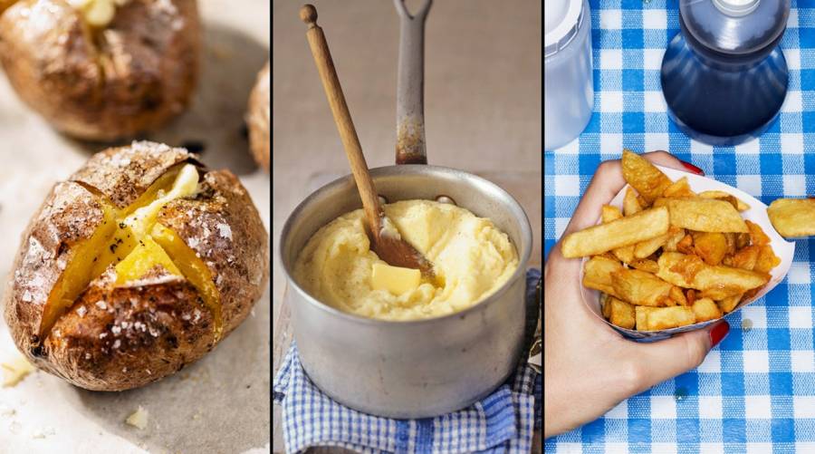 Plate of French fries linked to increased type 2 diabetes risk compared to boiled or baked potatoes.