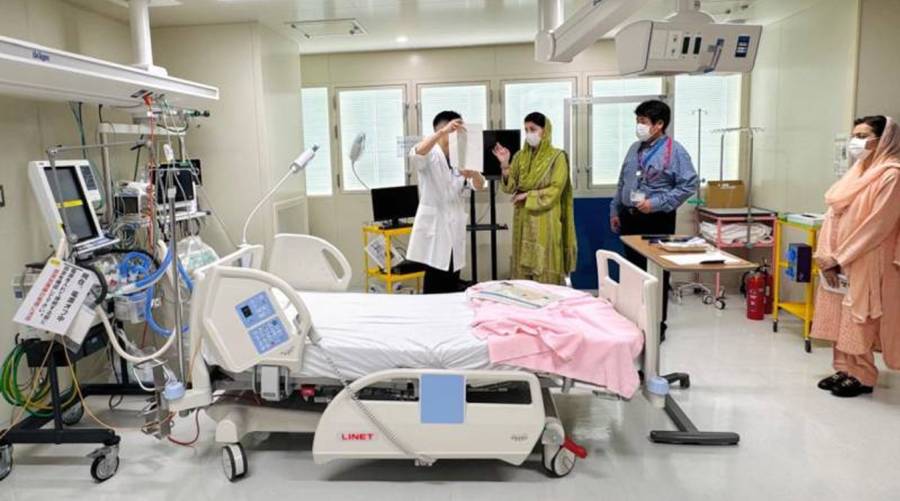 Chief Minister Punjab Maryam Nawaz during her visit to Japan’s National Center for Global Health.