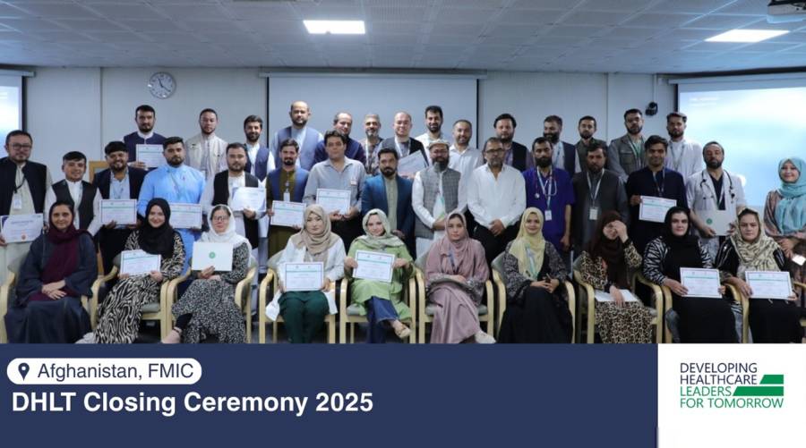 DHLT graduates at AKU leadership programme ceremony, marking completion of a six-month hybrid course across 11 regions.