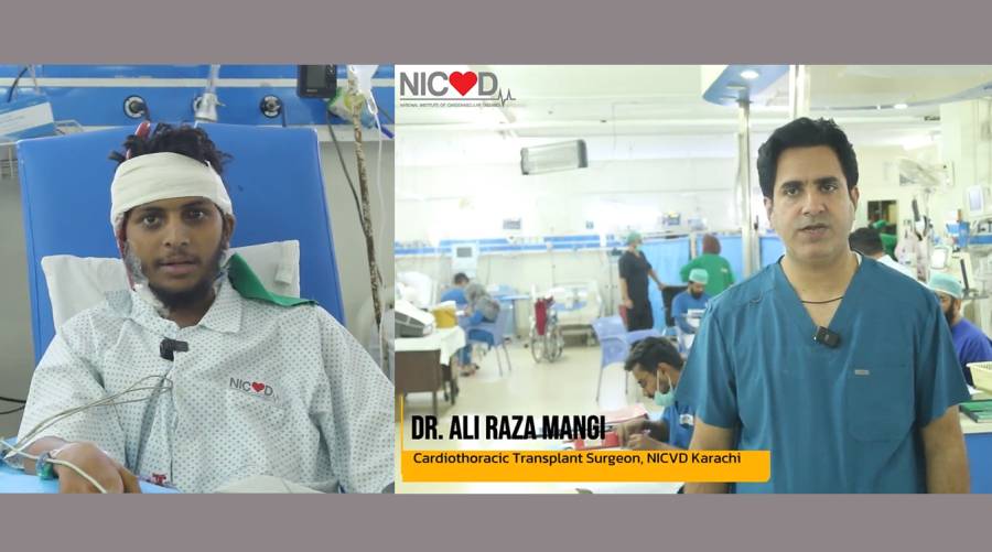 NICVD Karachi achieves Pakistan’s first ECMO recovery after nine days of continuous life support, led by Dr. Ali Raza Mangi and team.