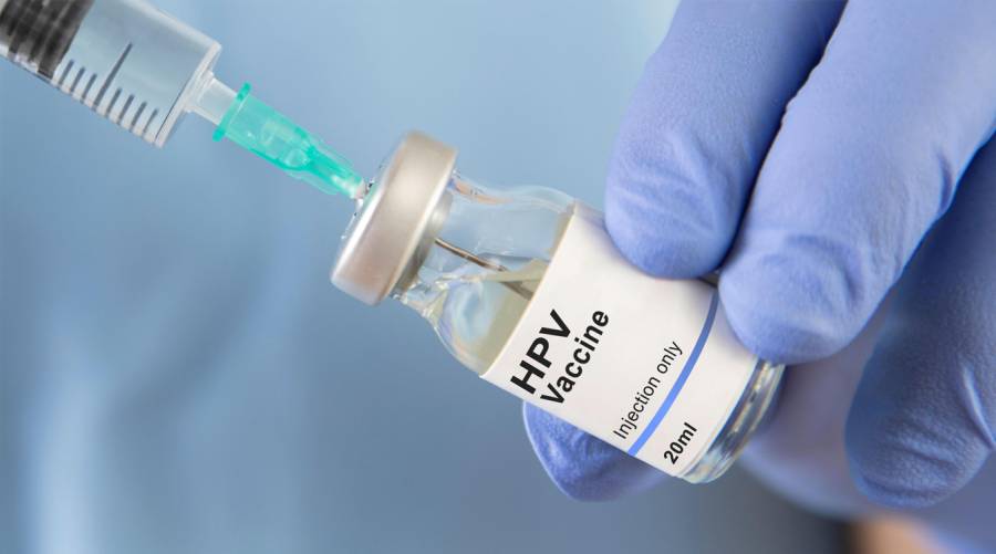 HPV vaccination program in the US showing progress toward cervical cancer herd immunity.