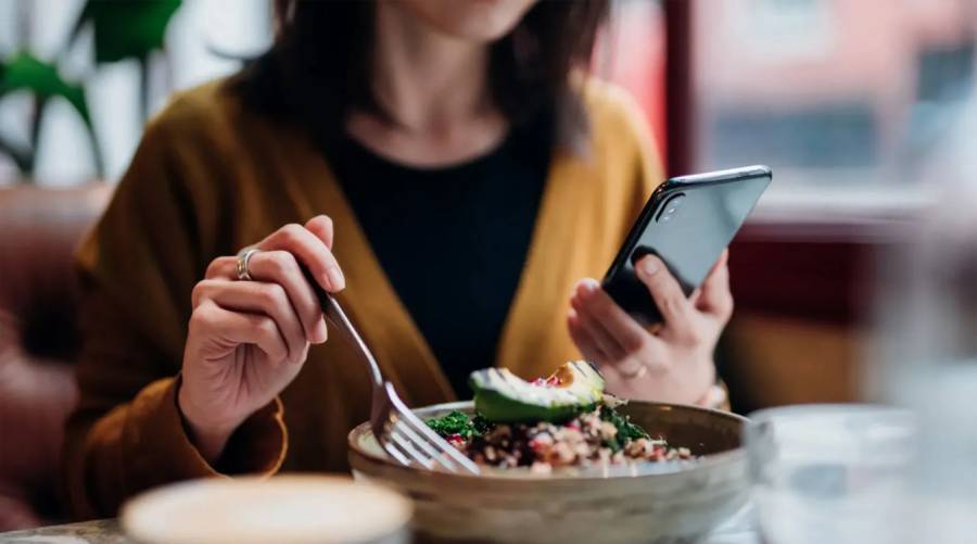 Person skipping dessert to reduce daily calorie intake by 250 for better heart and diabetes health