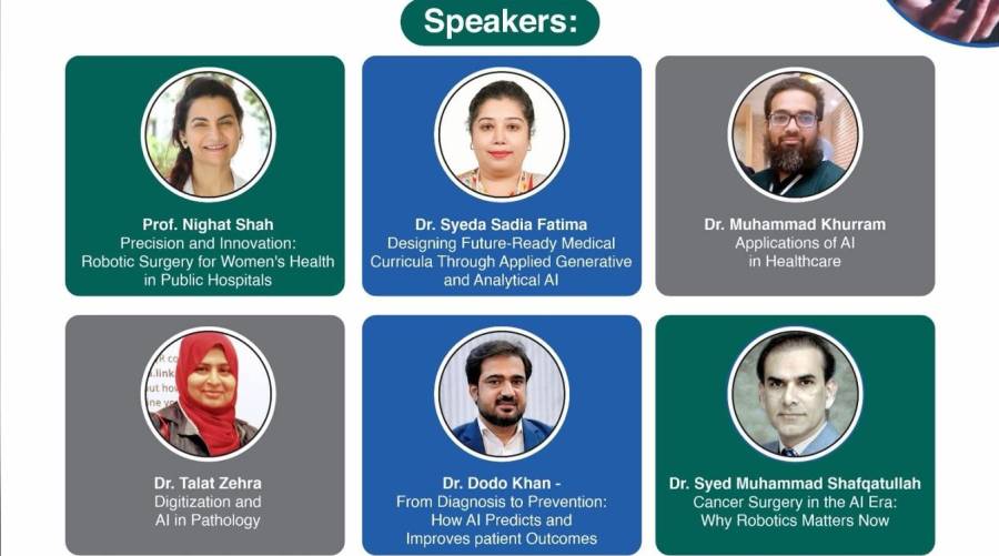 JSMU symposium 2025 showcases AI, robotics, and digital innovation transforming healthcare, diagnostics, and medical education in Pakistan.