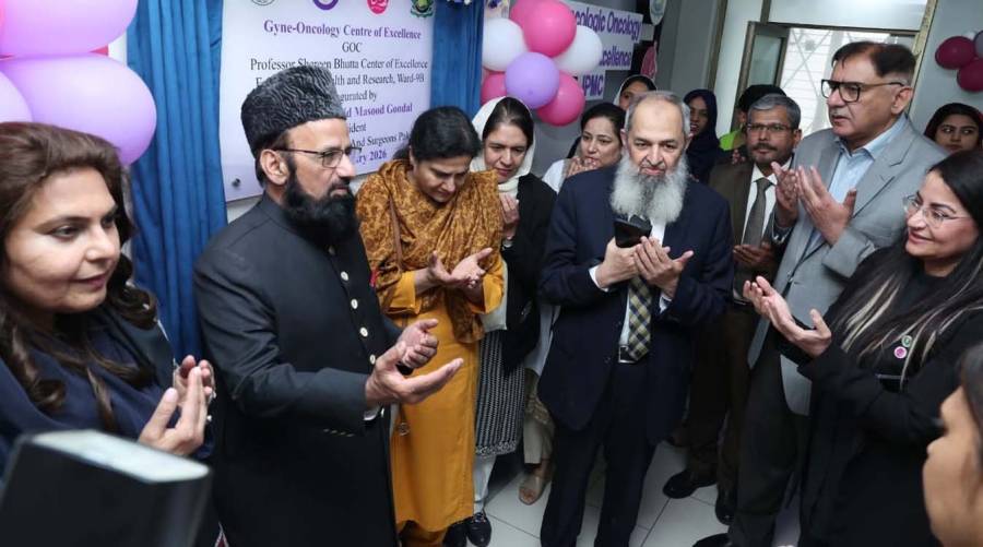 Inauguration of Gynae Oncology services at Ward 9B, JPMC, led by Dr. Nighat Shah with support from JSMU and CPSP.
