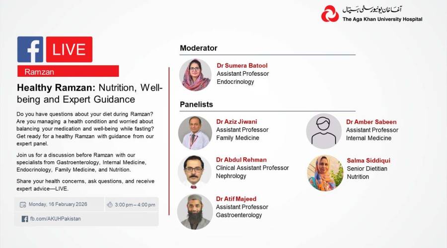 National health experts come together to guide Muslims on safe fasting and smart nutrition for Ramzan 2026.
