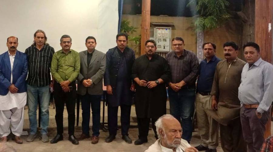 Health journalists at Karachi Press Club Iftar gathering, Pakistan.