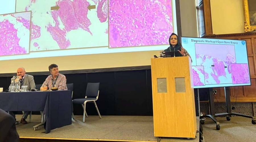 UHS Pakistan research presentation at OBIC 2026 Oxford conference on bone infection study