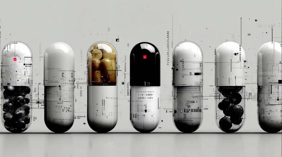 Artificial intelligence transforming drug development with AI-designed medicines entering human clinical trials.