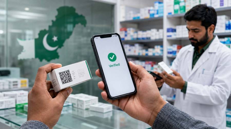 Federal government approves nationwide Track and Trace System for medicines to improve drug safety and combat counterfeit pharmaceutical products in Pakistan.