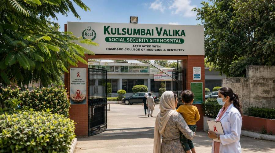 A three-year-old child from Karachi's Pathan Colony tested positive for HIV after treatment at Valika Hospital, according to allegations made by the parents.