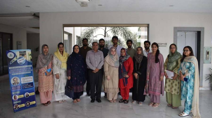 Faculty members and public health experts participate in a UHS discussion on integrating the One Health approach into the MBBS curriculum.