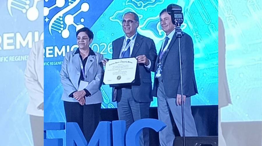 Prof. Dr. Khalid Mahmud Shah awarded Diplomate of American Board of Longevity Medicine at APREMIC 2026