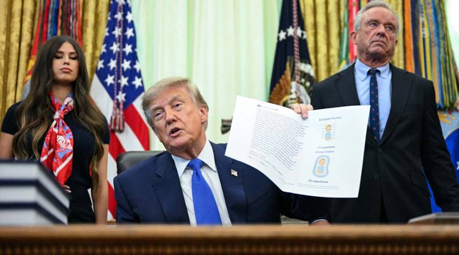 Donald Trump signs executive order targeting US childhood vaccine recommendations