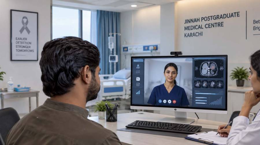 AI-powered HAMI assistant and advanced cancer treatment technology at JPMC Karachi