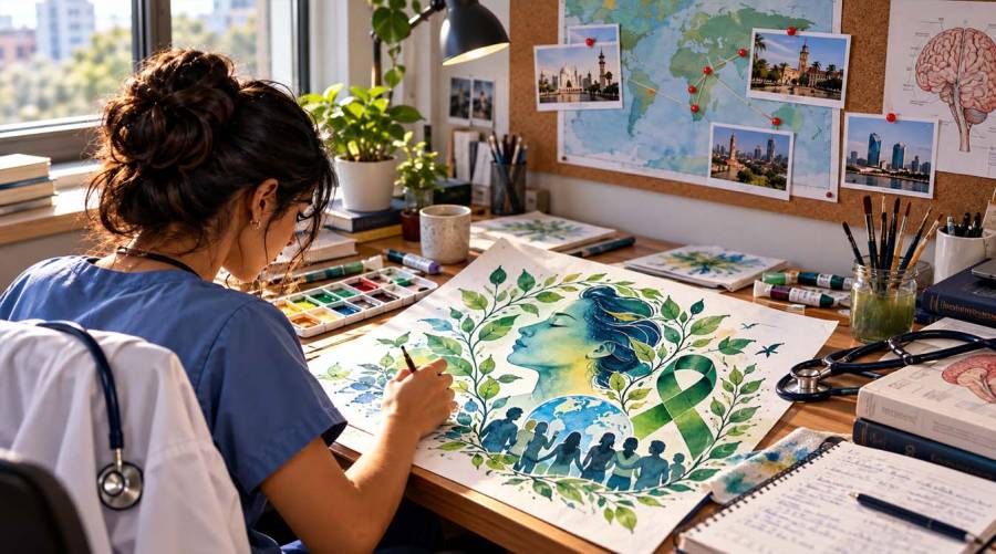 Students invited to global art competition for World Mental Health Day 2026