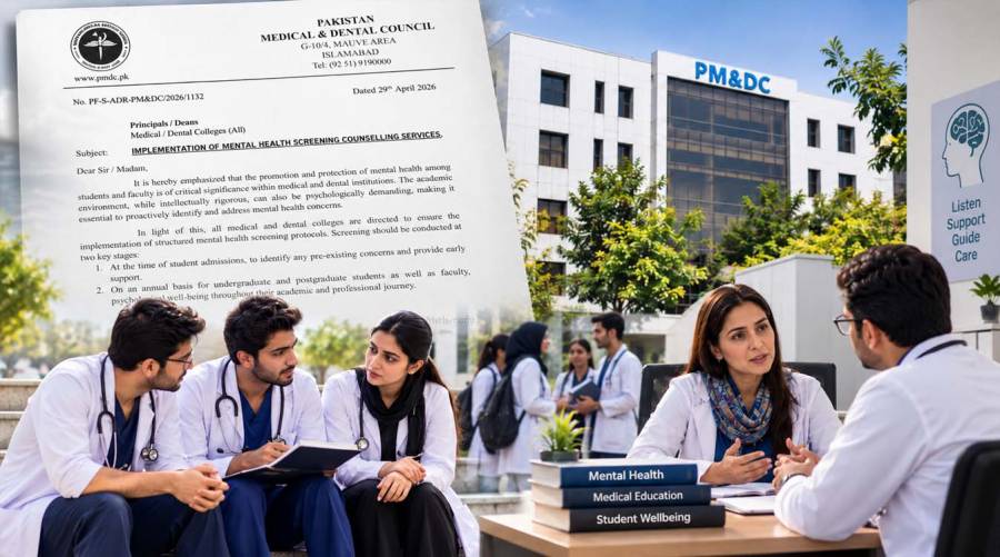 PMDC mental health screening policy for medical and dental students in Pakistan