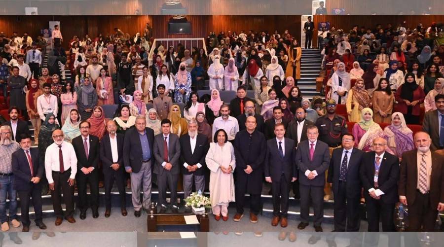 University of Karachi public health governance conference 2026 at HEJ Research Institute Auditorium