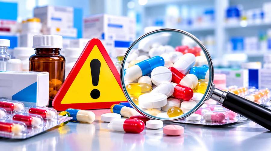 Six medicines including Velosef, Augmentin, No-Spa Forte, Mucaine, Brexin and Laxoberon identified in counterfeit medicine alerts in Sindh.